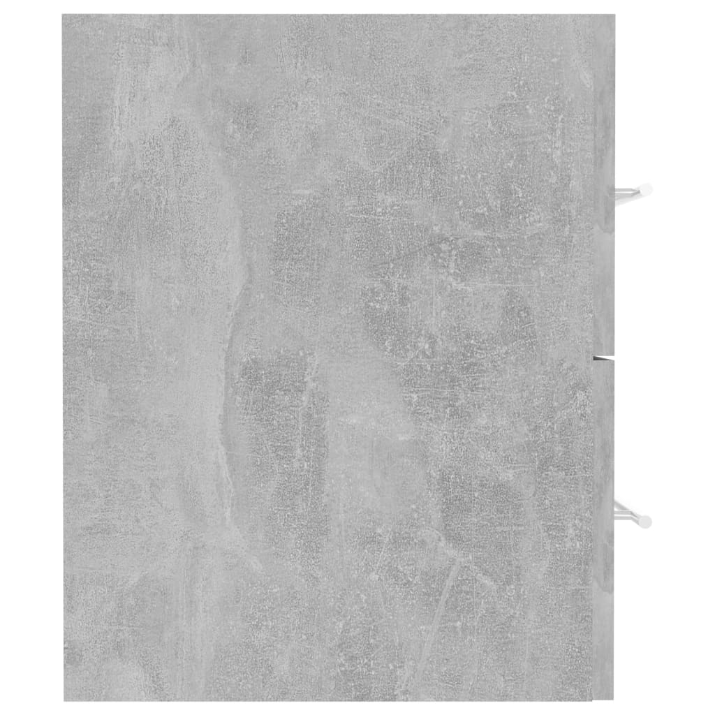vidaXL Spintelė praustuvui, betono pilkos spalvos, 41x38,5x48cm, MDP