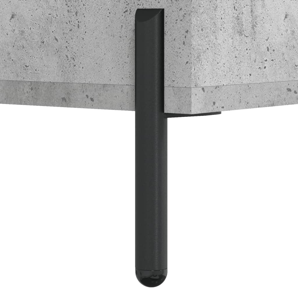 vidaXL Šoninė spintelė, betono pilka, 34,5x34x90cm, apdirbta mediena