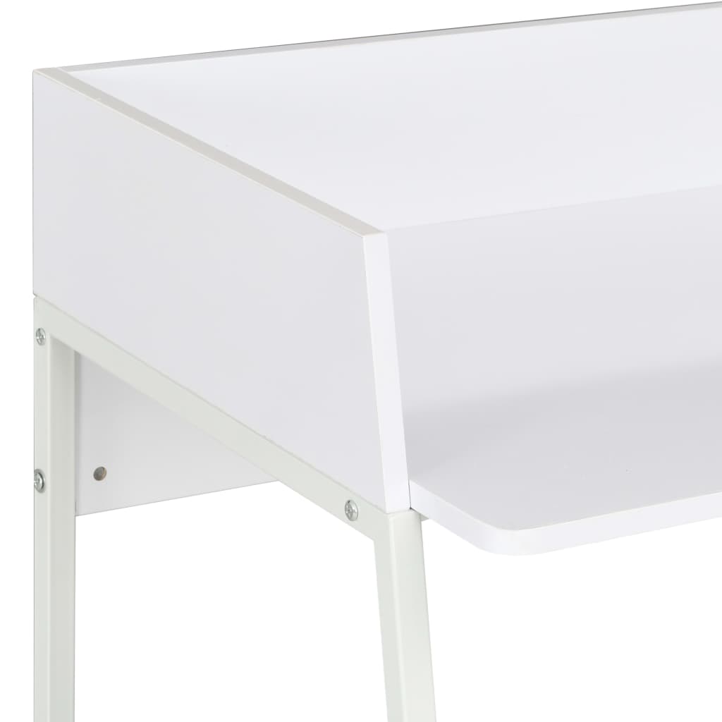 vidaXL Rašomasis stalas, baltos spalvos, 90x60x88cm