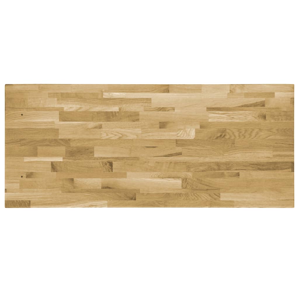 vidaXL Stalviršis, ąžuolo mediena, stač. form., 44mm, 140x60cm