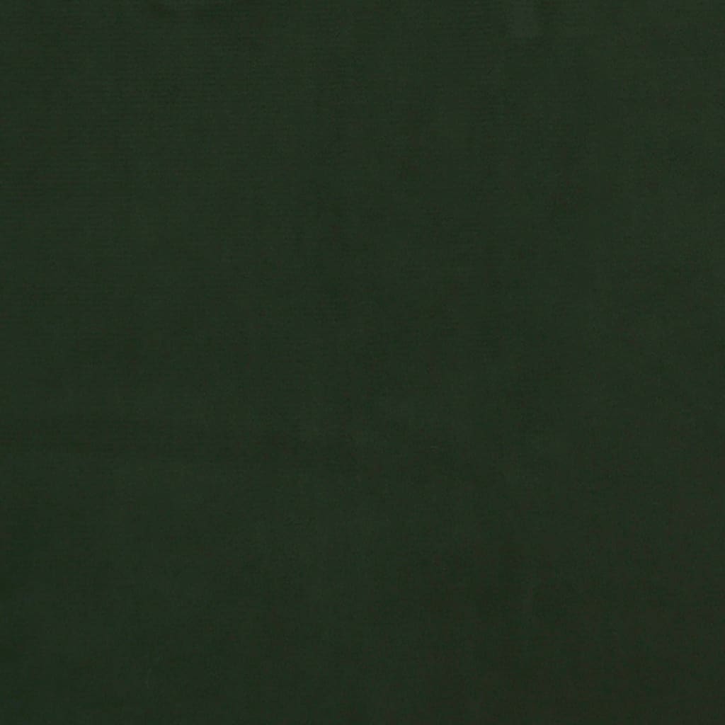vidaXL Pakoja, tamsiai žalios spalvos, 60x60x36cm, aksomas