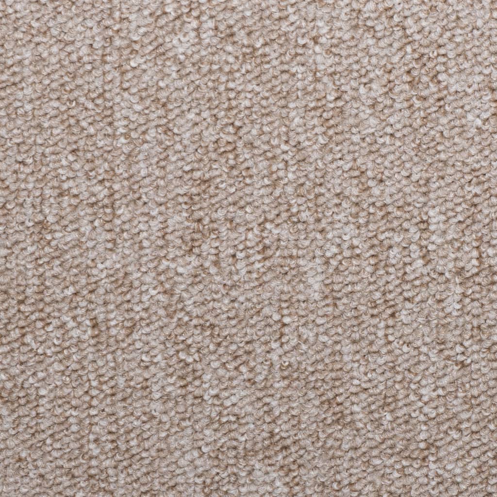 vidaXL Laiptų kilimėliai, 10vnt., taupe spalvos, 65x21x4cm