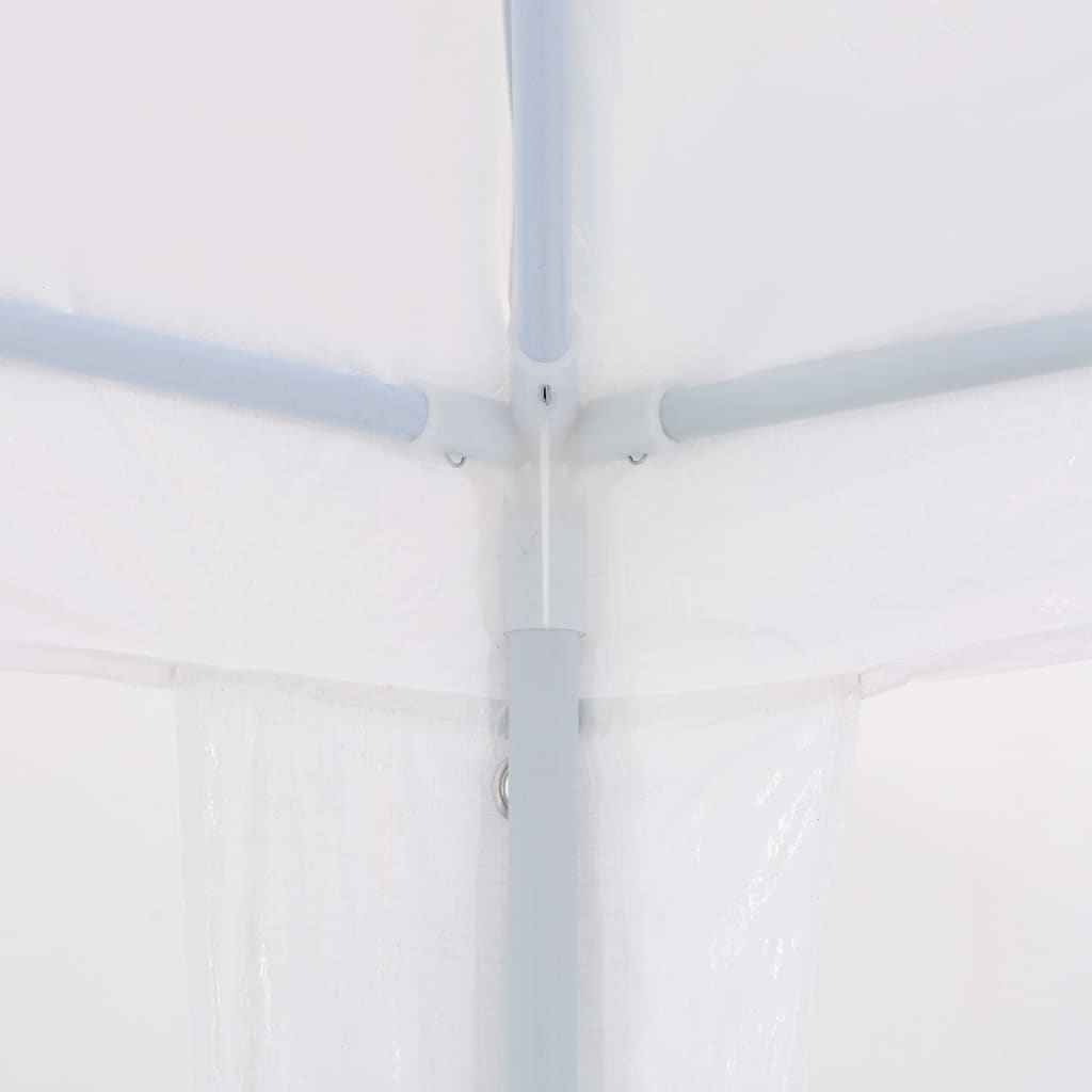 vidaXL Proginė palapinė, balta, 3x9 m, PE