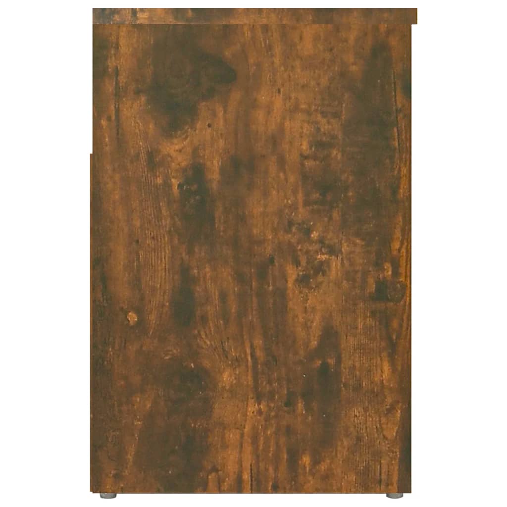 vidaXL Batų suoliukas, dūminio ąžuolo, 60x30x45cm, apdirbta mediena