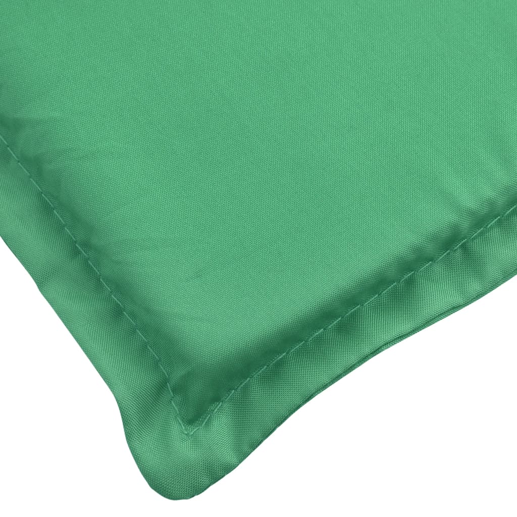 vidaXL Terasos kėdės pagalvėlė, žalios spalvos, (75+105)x50x3cm