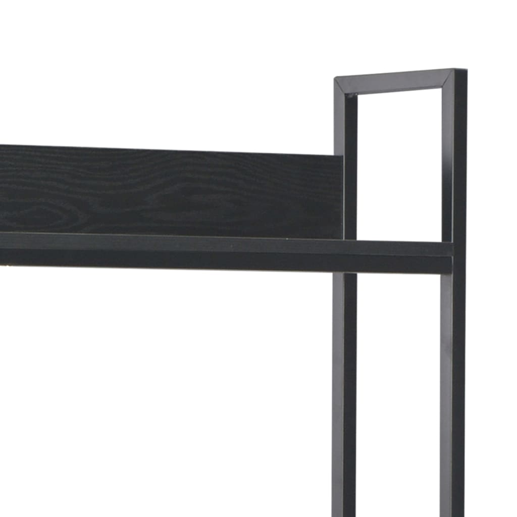 vidaXL Kompiuterio stalas, juodas, 120x60x138cm