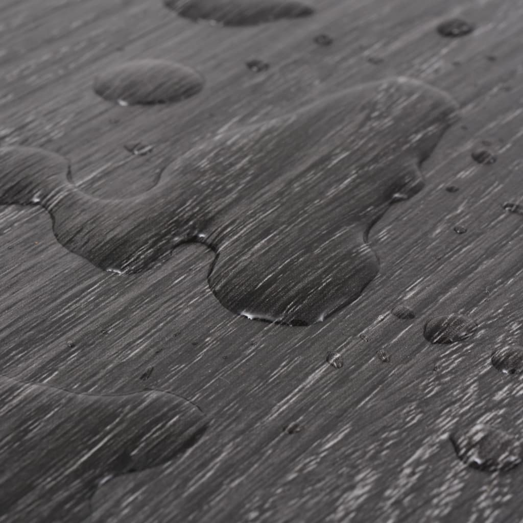 vidaXL PVC grindų plokštės, prilipd., 5,02m², 2 mm, juodos ir baltos