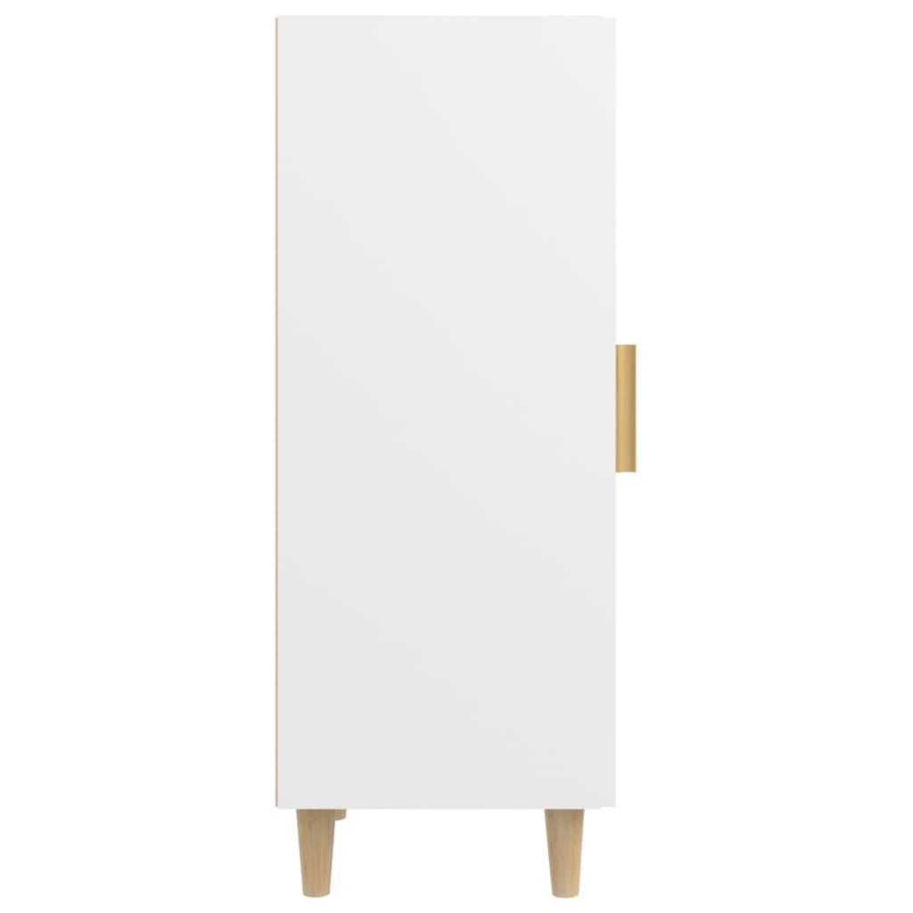 vidaXL Šoninė spintelė, baltos spalvos, 34,5x34x90cm, apdirbta mediena