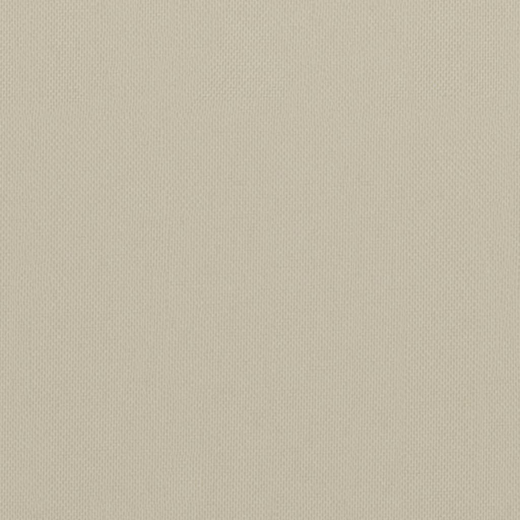 vidaXL Balkono pertvara, smėlio spalvos, 75x500cm, oksfordo audinys
