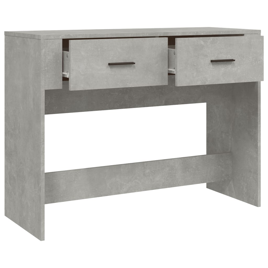 vidaXL Kavos staliukas, betono pilkas, 100x39x75cm, apdirbta mediena