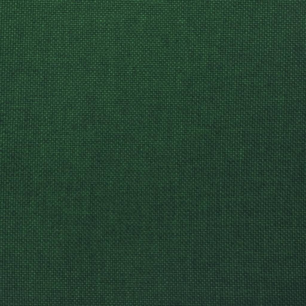 vidaXL Masažinis krėslas, tamsiai žalios spalvos, audinys