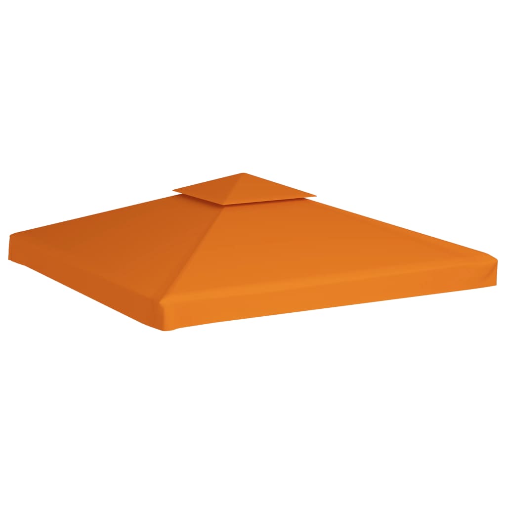 vidaXL Pakaitinis pavėsinės uždangalas, oranžinis, 3x3m, 310g/m²
