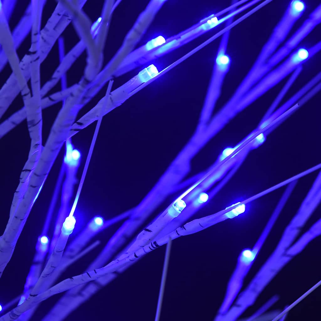 vidaXL Kalėdinis medis, 1,5m, su 140 mėlynų LED lempučių