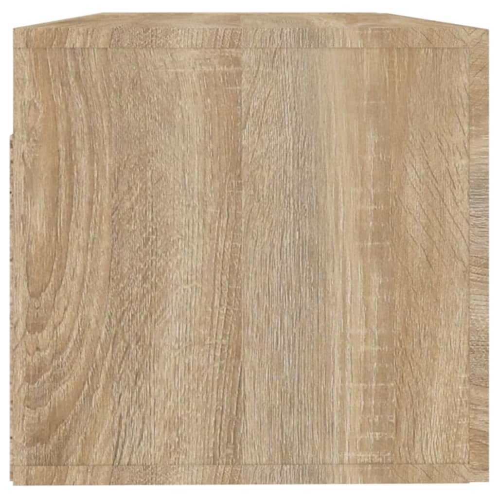 vidaXL Sieninė spintelė, ąžuolo, 100x36,5x35cm, apdirbta mediena