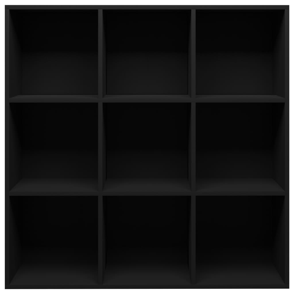 vidaXL Spintelė knygoms, juodos spalvos, 98x29x97,5cm apdirbta mediena