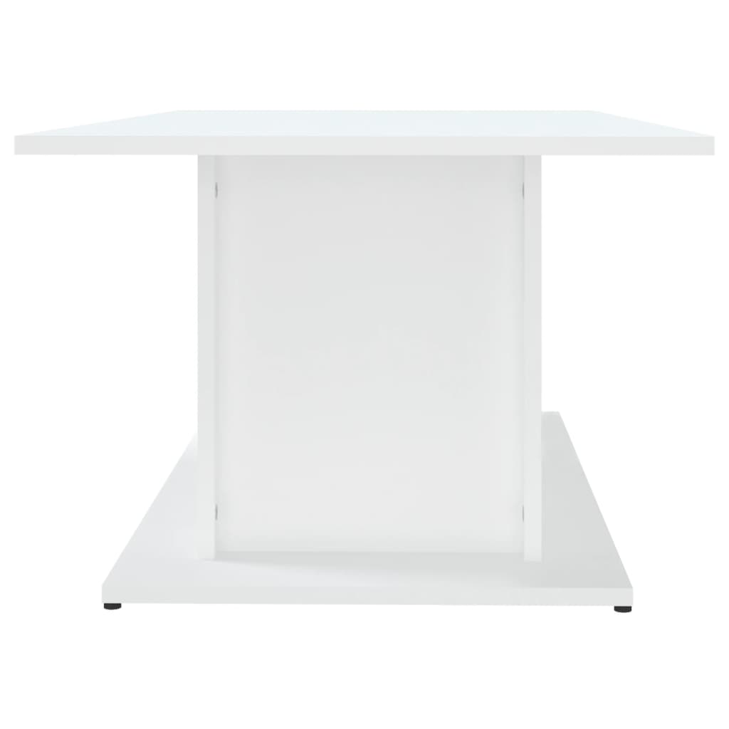 vidaXL Kavos staliukas, baltos spalvos, 102x55,5x40cm, MDP