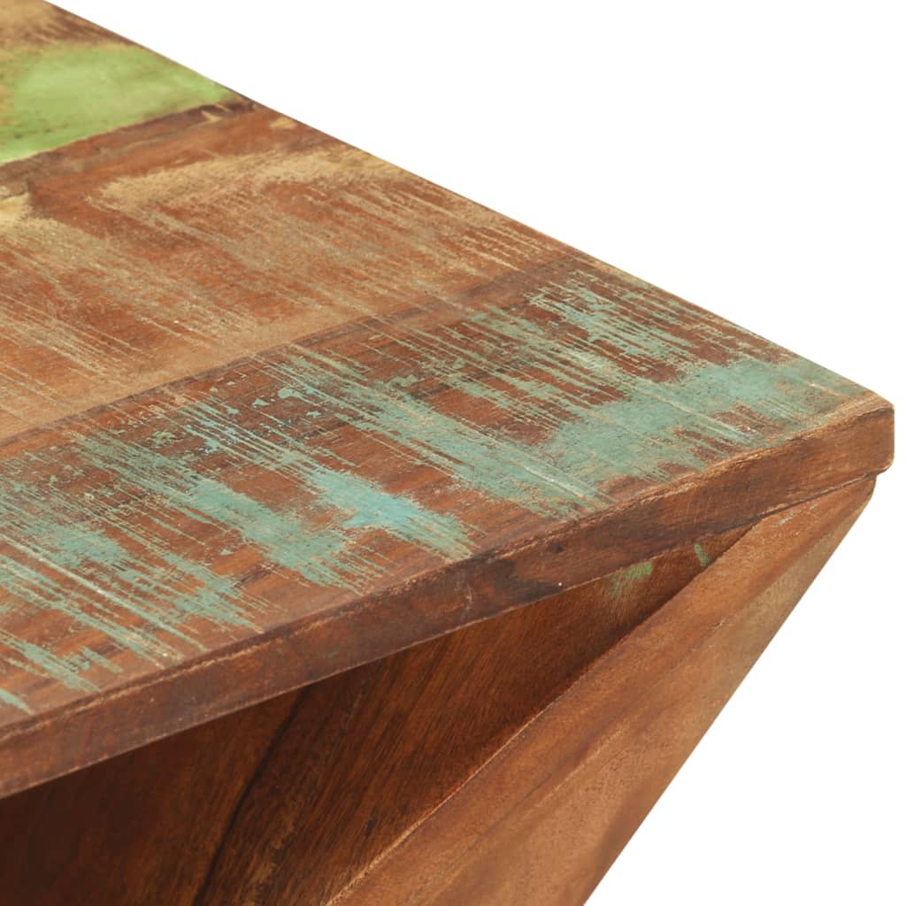 vidaXL Šoninis staliukas, 35x35x55cm, perdirbtos medienos masyvas