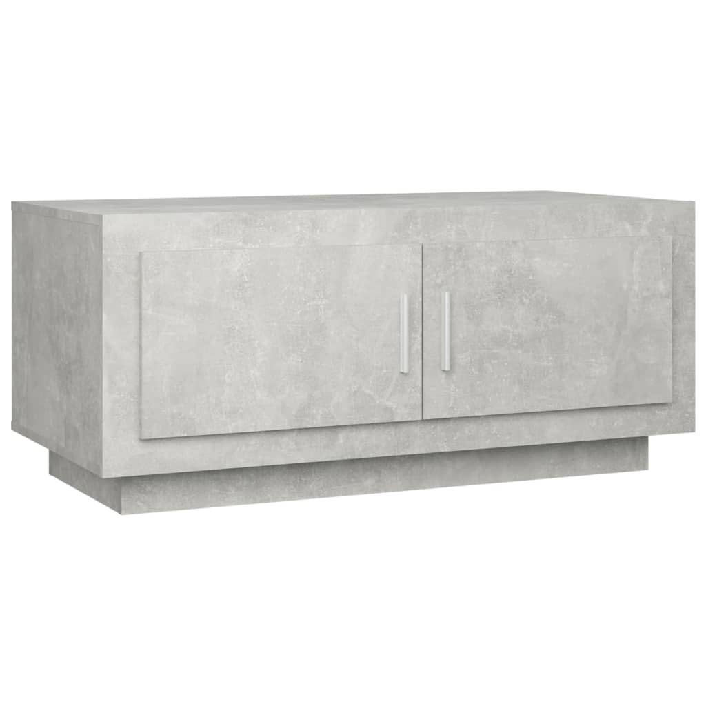 vidaXL Kavos staliukas, betono pilkas, 102x50x45cm, apdirbta mediena