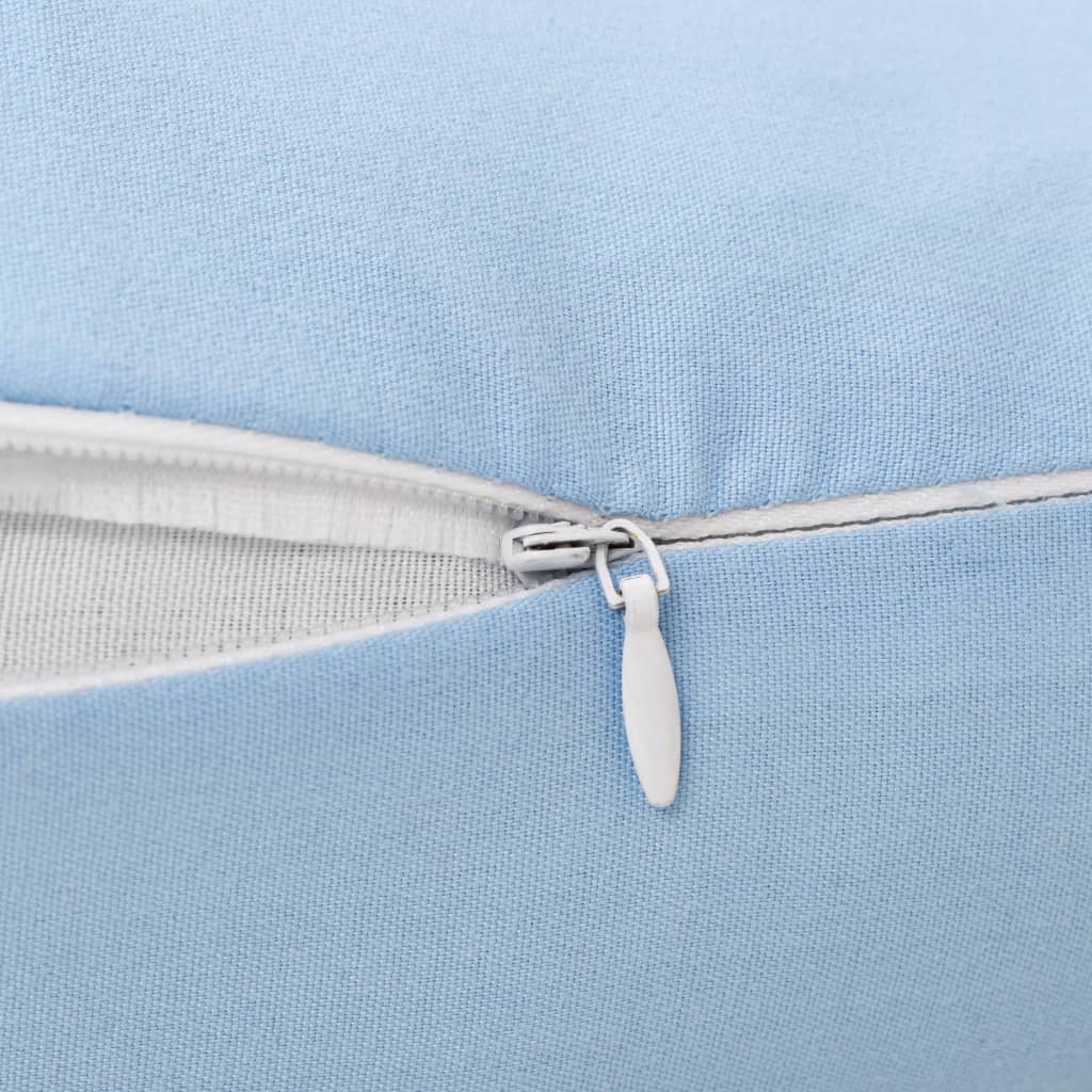 vidaXL J-formos pagalvė nėščiosioms, 54x(36-43)cm, mėlyna