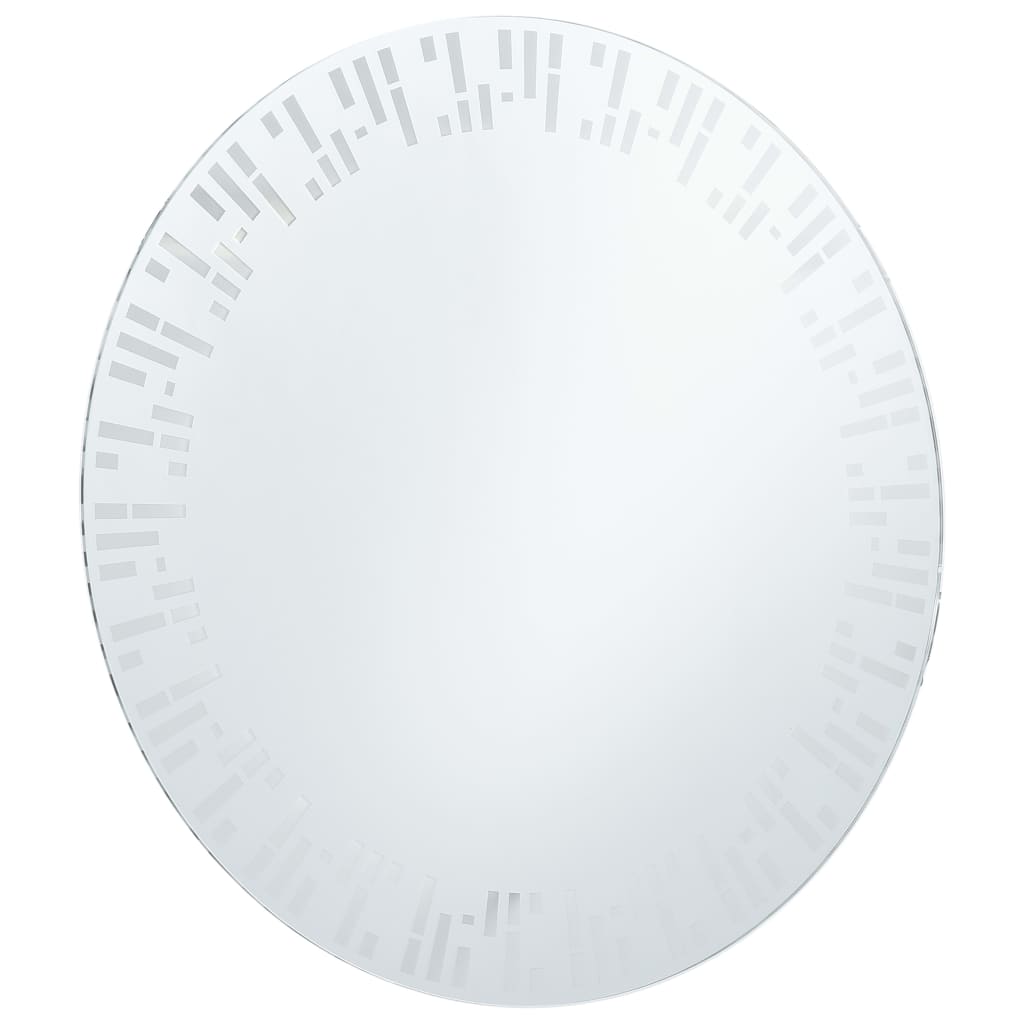 vidaXL Vonios kambario veidrodis su LED, 80cm