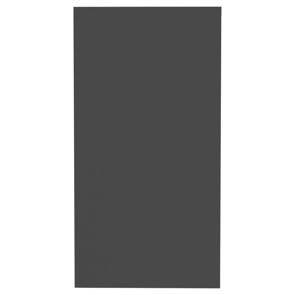 vidaXL Šoninis staliukas, pilkos spalvos, 50x26x50cm, MDP