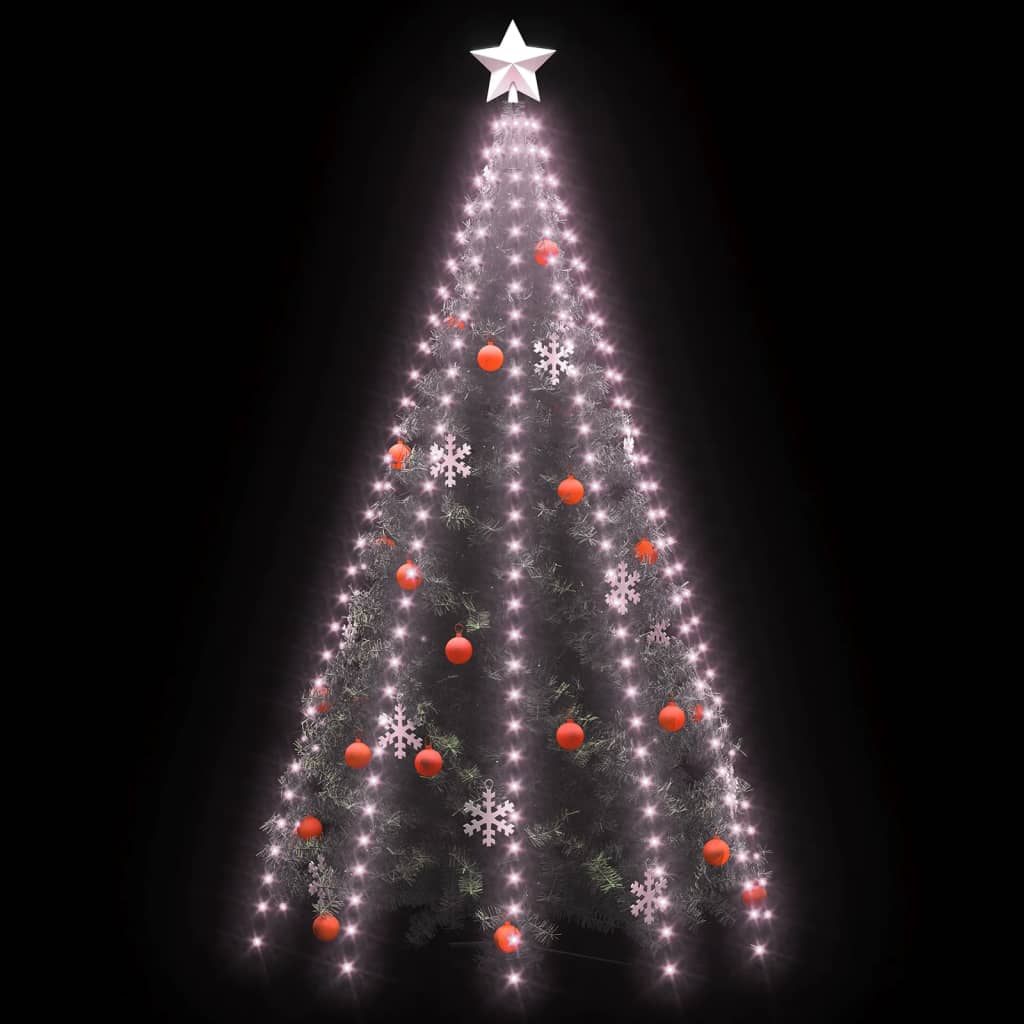 vidaXL Kalėdinė girlianda eglutei-tinklas su 300 LED lempučių, 300cm