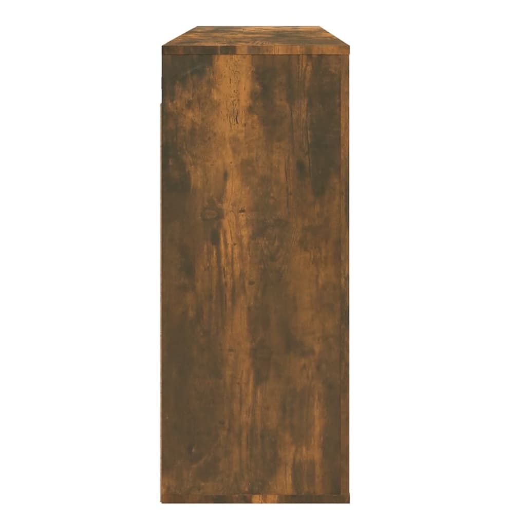 vidaXL Sieninė spintelė, dūminio ąžuolo, 80x33x80cm, apdirbta mediena