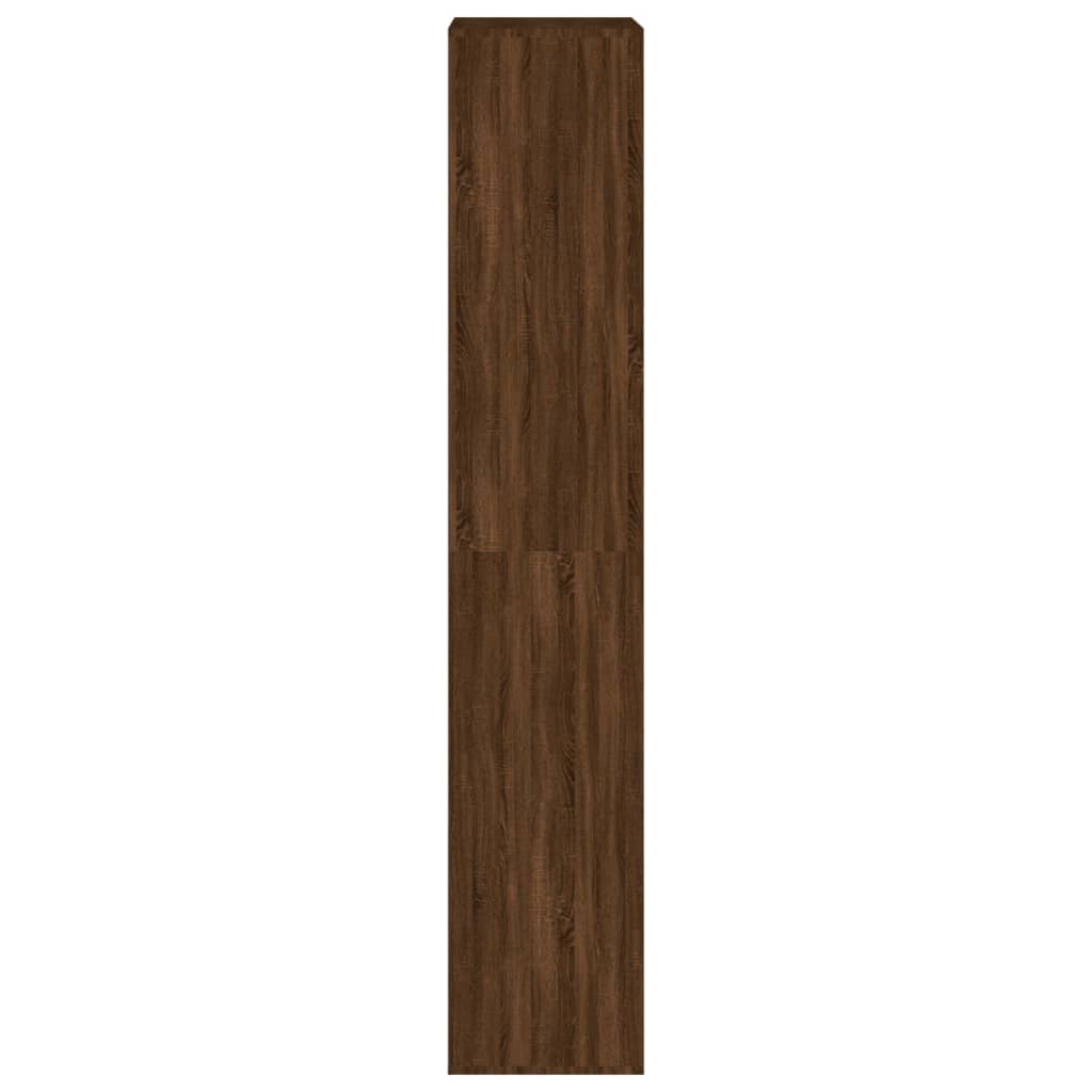 vidaXL Spintelė batams, ruda ąžuolo, 54x34x183cm, apdirbta mediena
