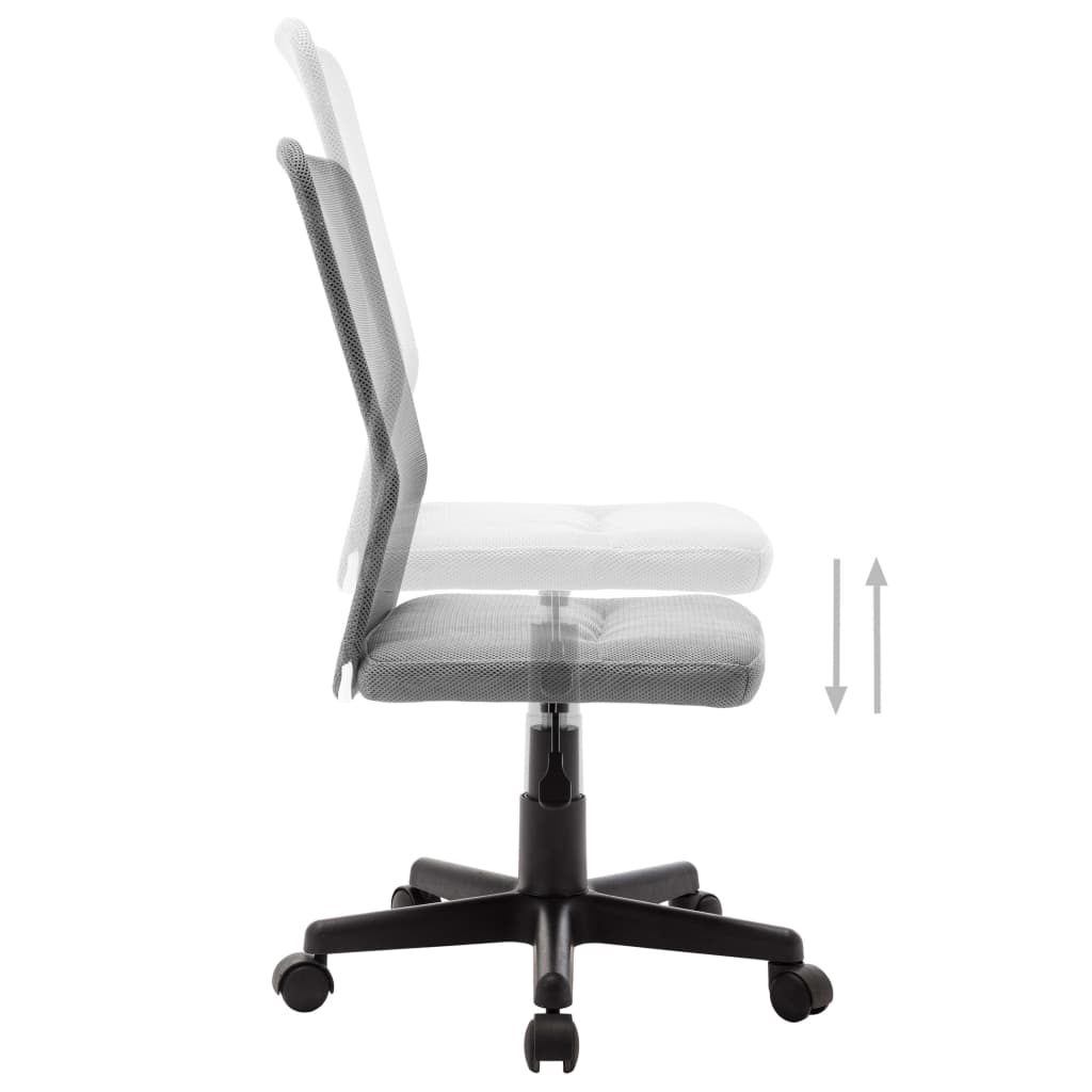 vidaXL Biuro kėdė, pilkos spalvos, 44x52x100cm, tinklinis audinys