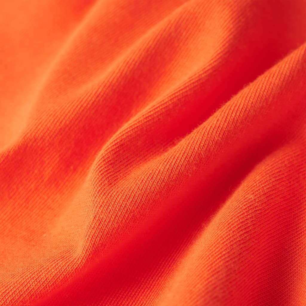 Vaikiški marškinėliai, tamsiai oranžinės spalvos, 92 dydžio
