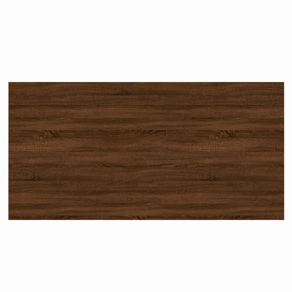vidaXL Sieninės lentynos, 4vnt., rudos ąžuolo, 80x40x1,5cm, mediena