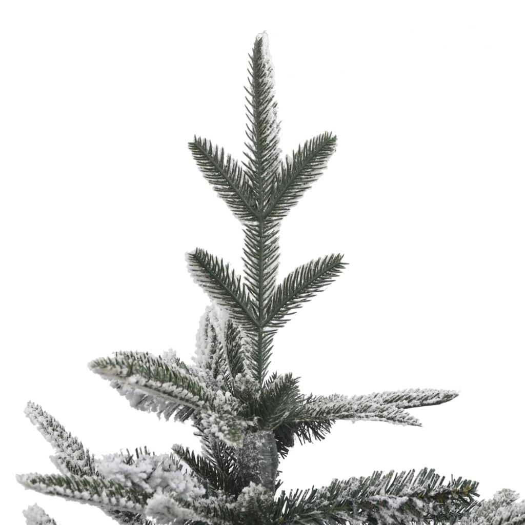 vidaXL Dirbtinė apšviesta Kalėdų eglutė su sniegu, 180cm, PVC ir PE