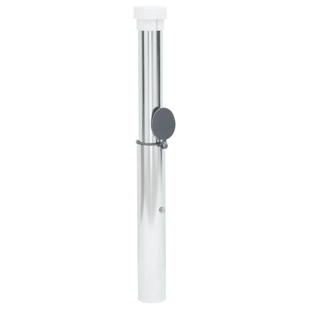 vidaXL Įkasamas skėčio pagrindas 40–50mm stulpui, aliuminis