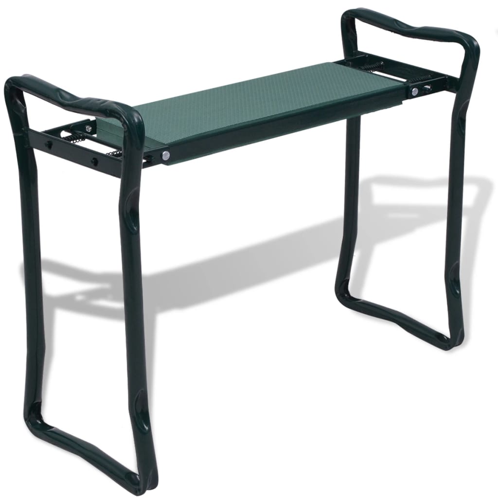 vidaXL Sodo kėdė skirta klūpojimui/sėdėjimui, 60x25x48 cm, žalia
