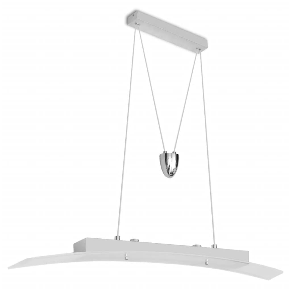 LED Šviestuvas iš Akrilo, 80 cm, Šiltai Balta Šviesa, 4x5 W, Išlenktas