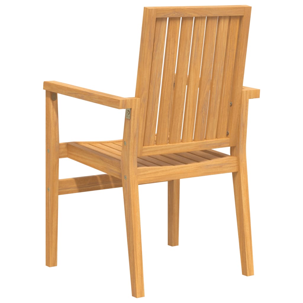 vidaXL Sudedamos sodo kėdės, 4vnt., 56,5x57,5x91cm, tikmedžio masyvas