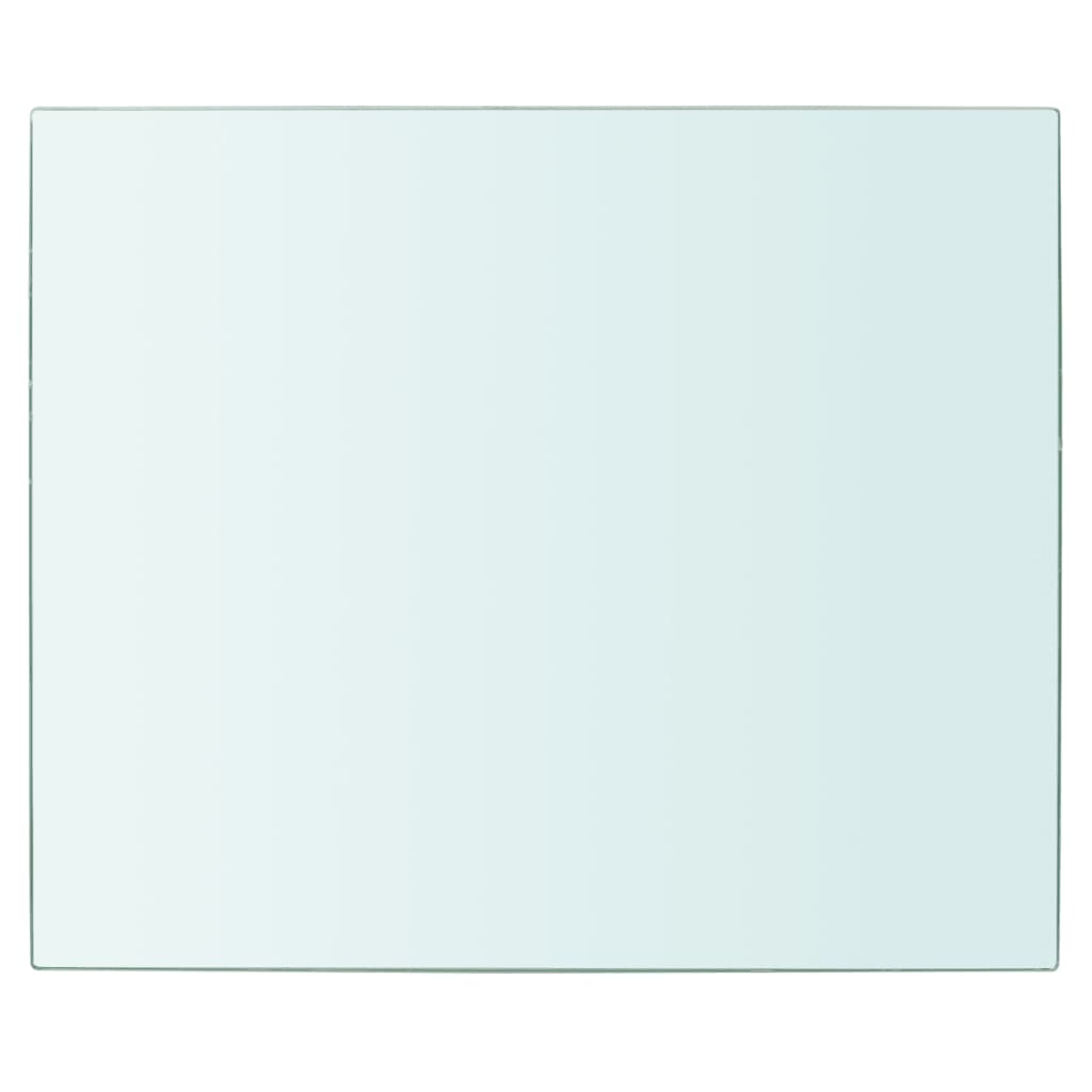 vidaXL Lentynos plokštė, skaidrus stiklas, 30x25 cm