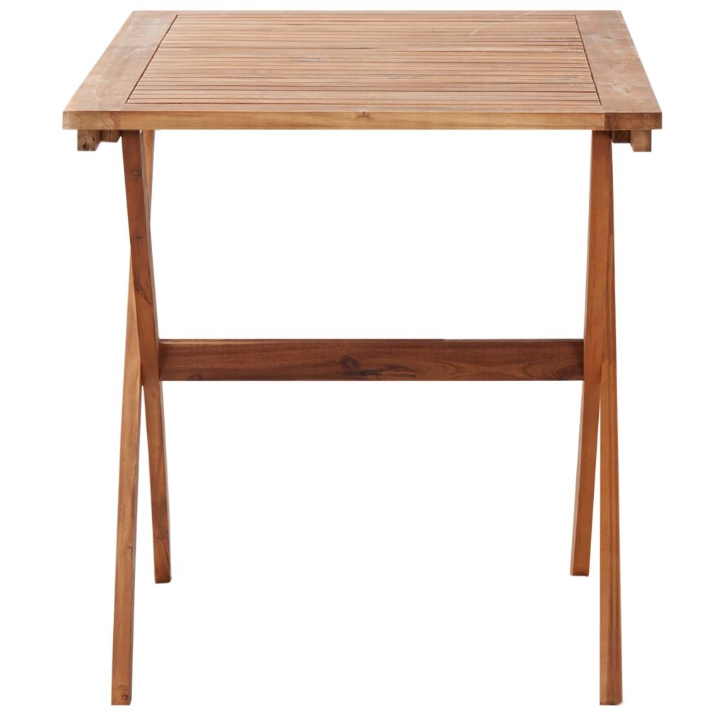 vidaXL Sodo stalas, 110x67x74cm, akacijos masyvas