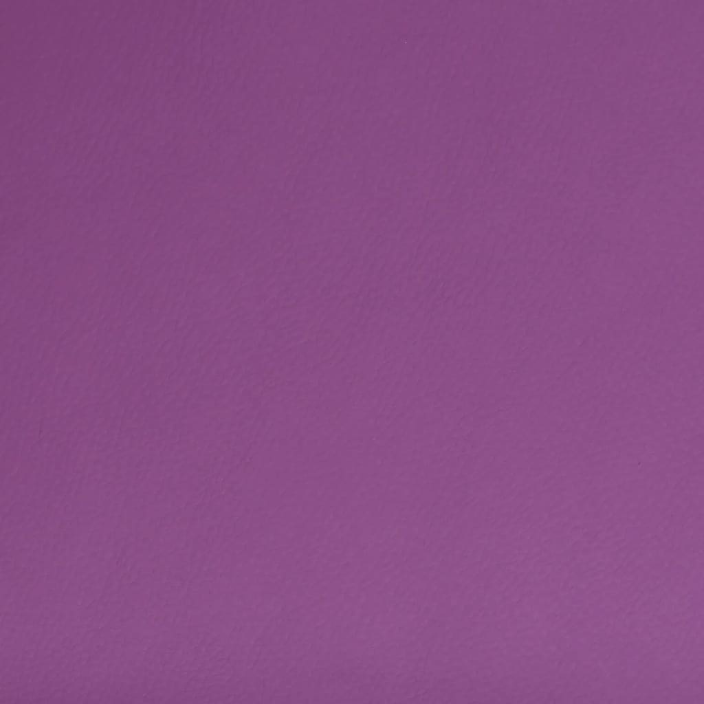 vidaXL Spa salono taburetė, violetinės spalvos, dirbtinė oda