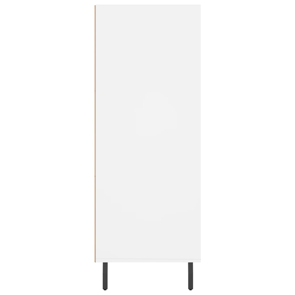 vidaXL Spintelė su lentynomis, balta, 69,5x32,5x90cm, apdirbta mediena