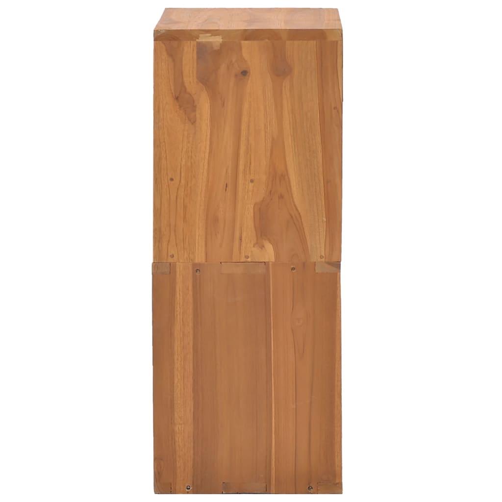 vidaXL Spintelė daiktams, 40x30x76cm, tikmedžio medienos masyvas