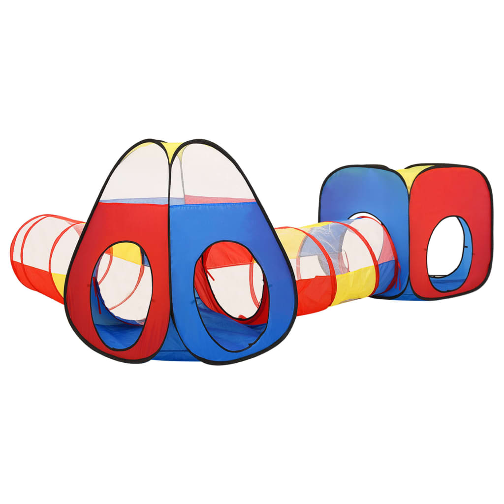 vidaXL Žaidimų palapinė su 250 kamuoliukų, spalvota, 190x264x90cm