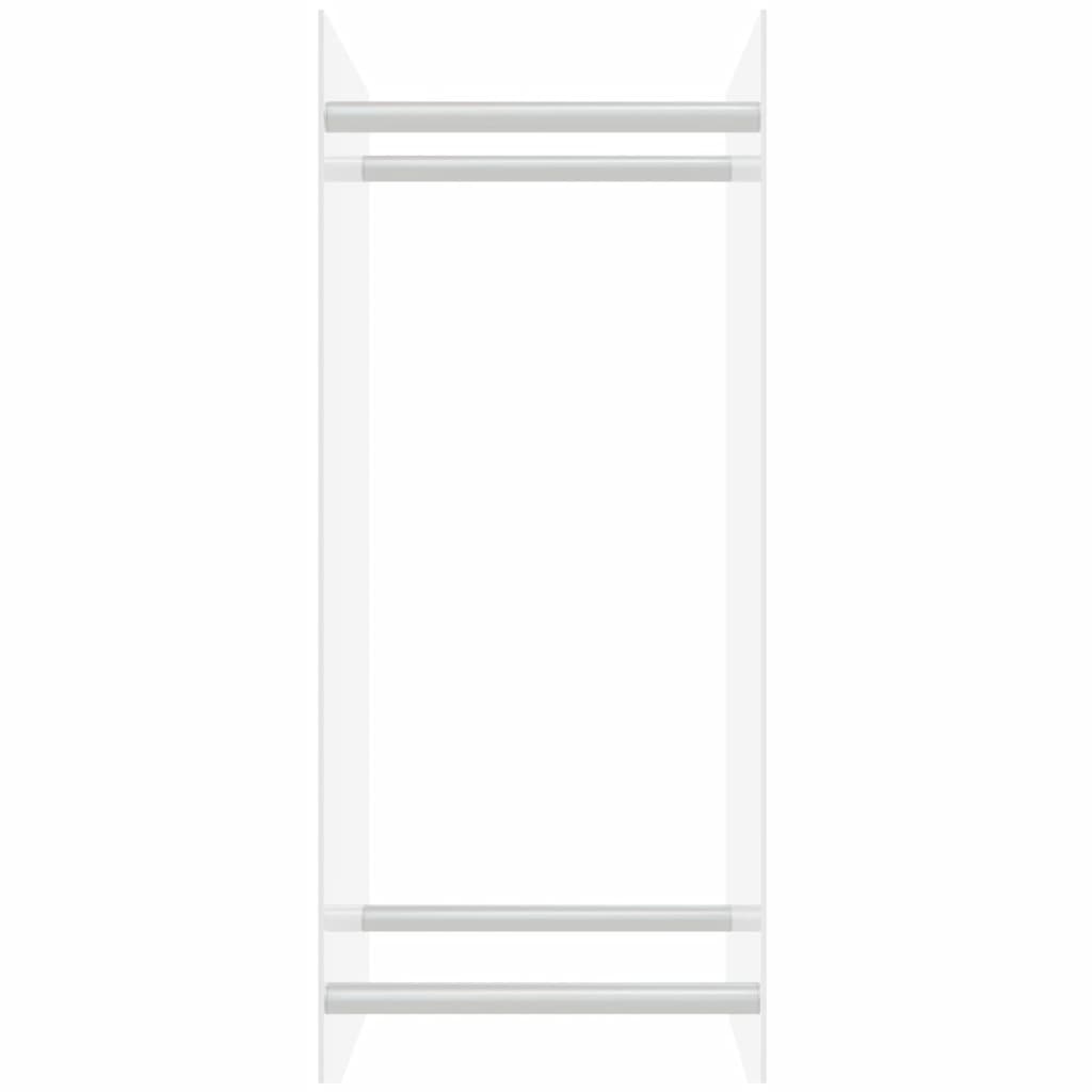 vidaXL Stovas malkoms, skaidrus, 40x35x100cm, grūdintas stiklas