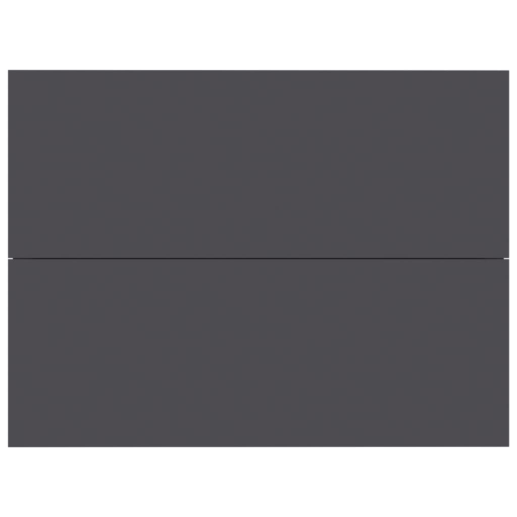 vidaXL Naktinės spintelės, 2vnt., pilkos spalvos, 40x30x30cm, MDP