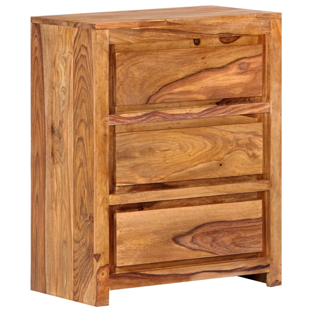vidaXL Spintelė su stalčiais, 60x33x75cm, dalbergijos medienos masyvas