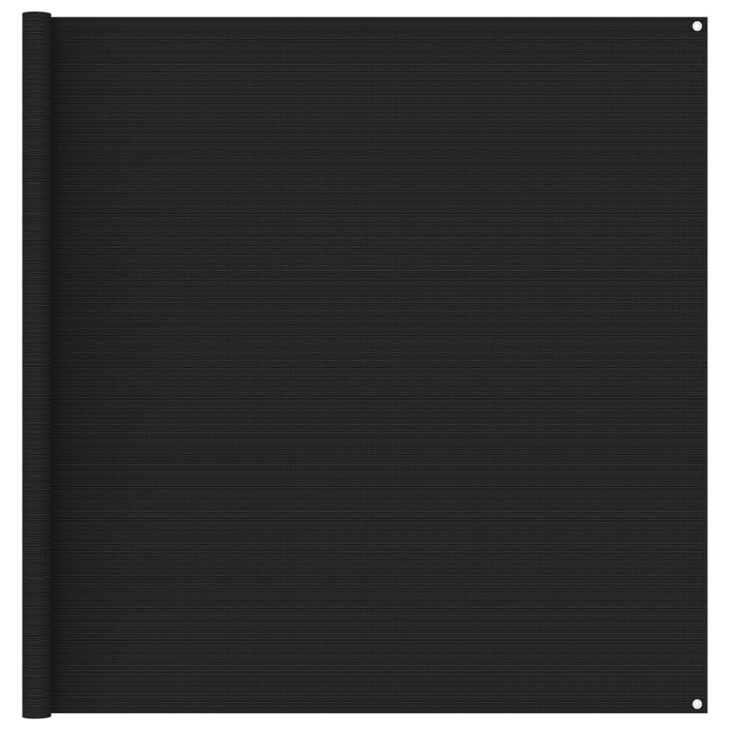 vidaXL Palapinės kilimas, juodos spalvos, 250x200cm