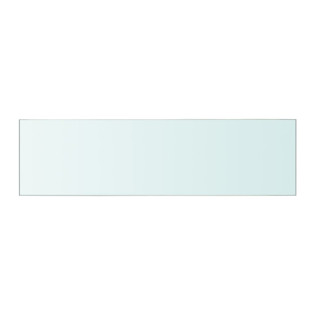 vidaXL Lentynos plokštė, skaidrus stiklas, 50x12 cm