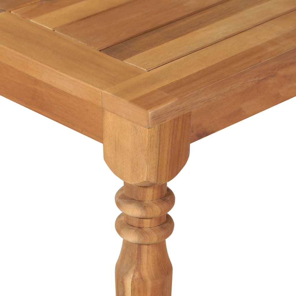 vidaXL Sodo stalas, 170x90x75cm, akacijos medienos masyvas