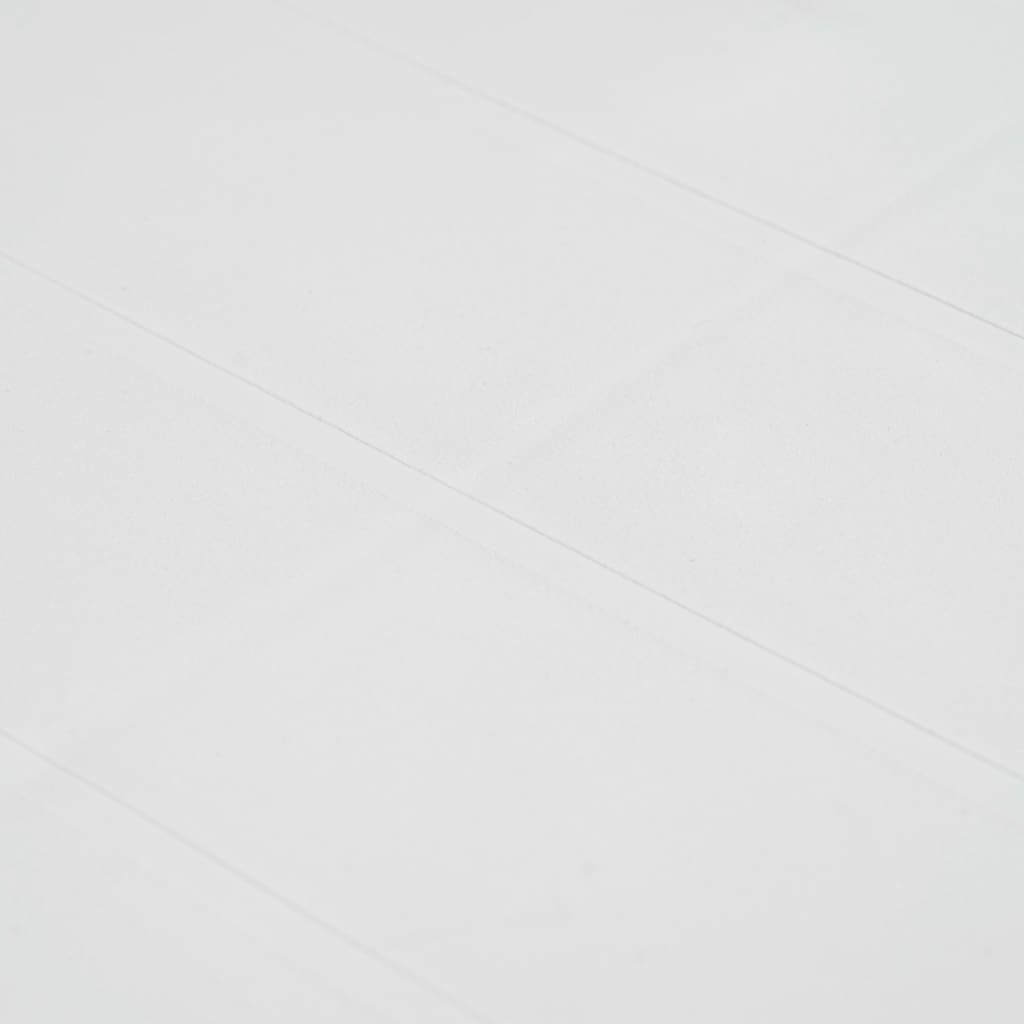 vidaXL Sodo stalas, baltos sp., 79x79x72 cm, plastikas, rat. imit.