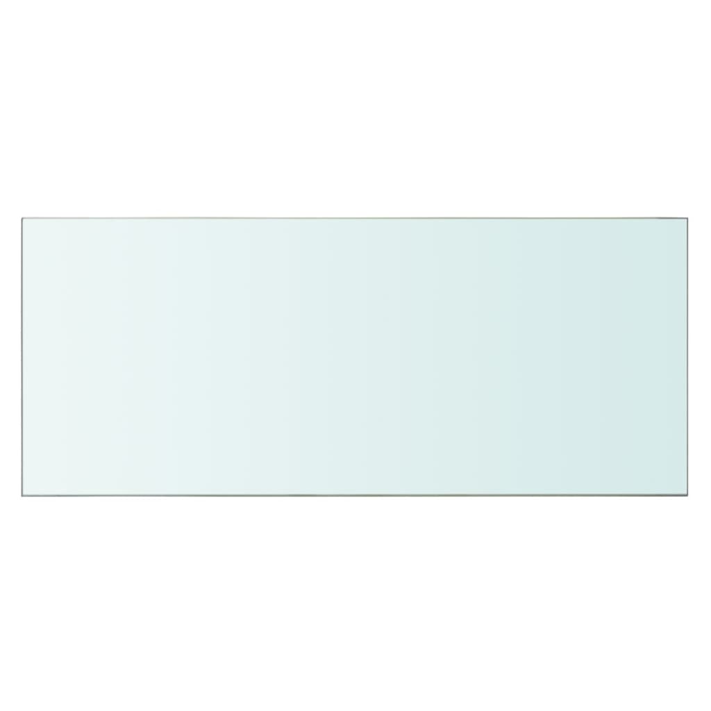 vidaXL Lentynos, 2vnt., skaidrios, 70x30cm, stiklo plokštė (243831x2)